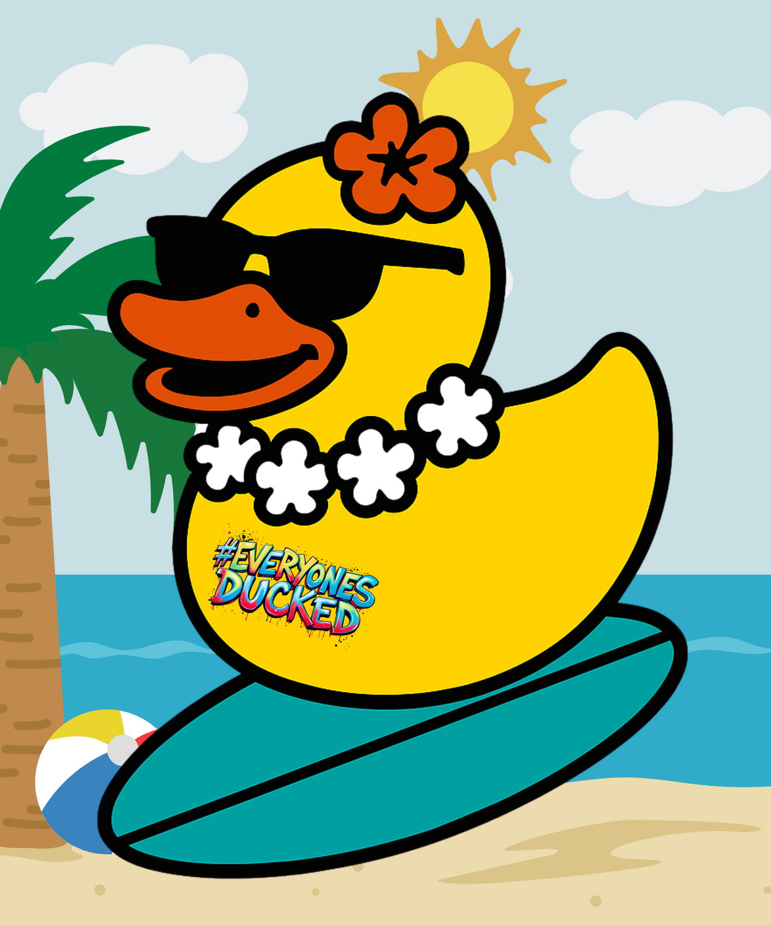 Surfer Duck Collection – Ride the wave, quack the vibe! 🦆🌊